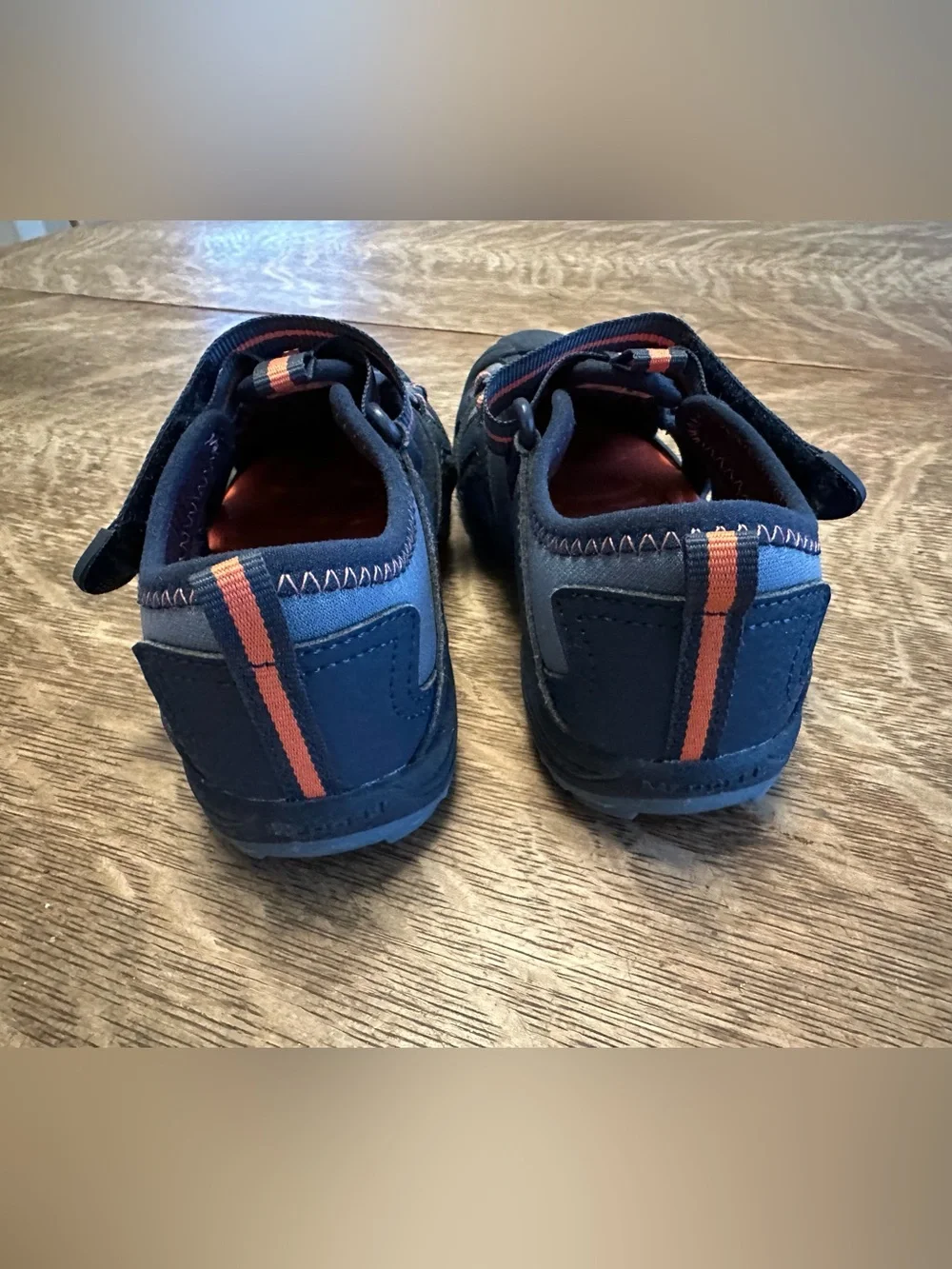 Merrell Hydro Kids Navy and Orange Active Sandals